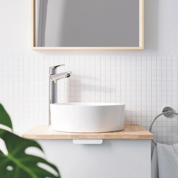 Смеситель для раковины Grohe BauEdge с ограничителем температуры - фото 3