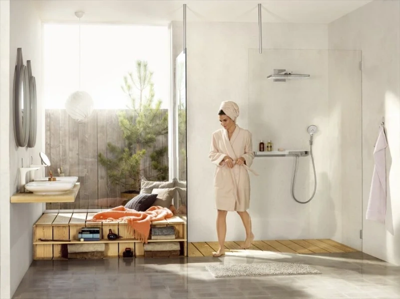 Верхний душ Hansgrohe Rainmaker Select белый/хром, хром, белые - фото 3