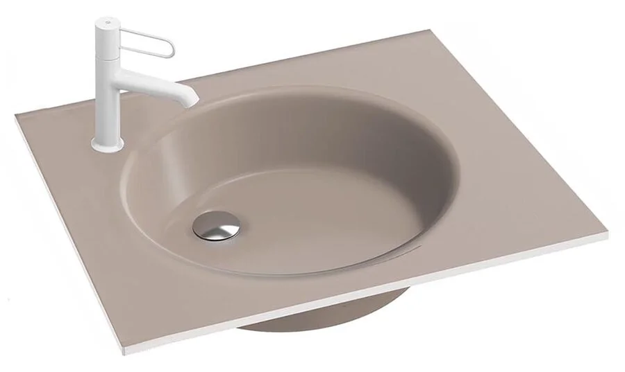 Раковина Jacob Delafon Odeon Rive Gauche EB2560-DE 61 см стеклянная - фото 4