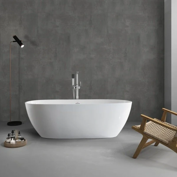 Ванна акриловая Abber AB9263-1.8, 180 x 80 см, цвет белый - фото 4