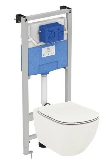 Унитаз с инсталляцией Ideal Standard ProSys Tesi с горизонтальным выпуском - фото 1