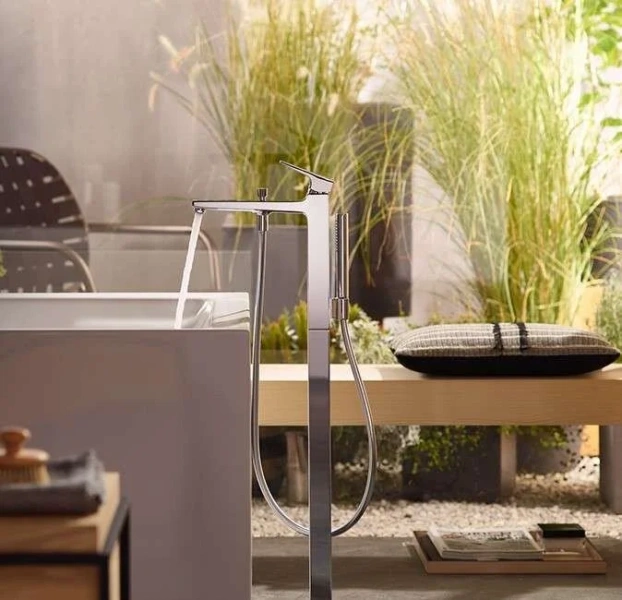 Смеситель для ванны Hansgrohe Metropol 32532 напольный - фото 4