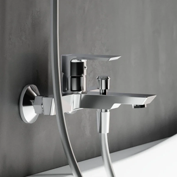 Смеситель для ванны Damixa Apollo 471000 однорычажный - фото 4