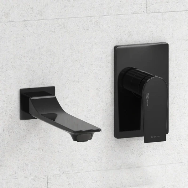 Смеситель для раковины WasserKRAFT Wiese черный глянец, по запросу - фото 9