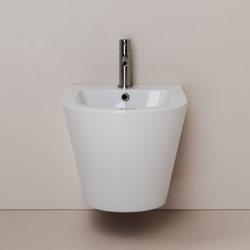 Биде подвесное Ceramicanova Whirl белое - фото 4