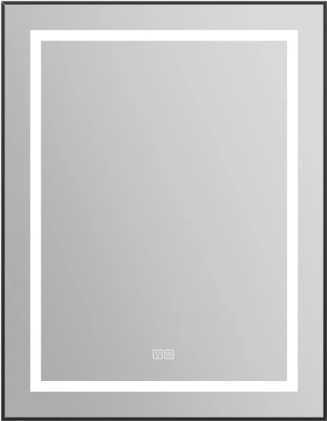 Зеркало с подсветкой BelBagno Kraft 70 см с подогревом черное index_1 - фото 10