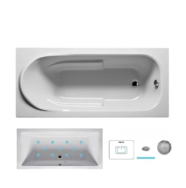 Ванна гидромассажная Riho Columbia 150 x 75 см, AIR - фото 1