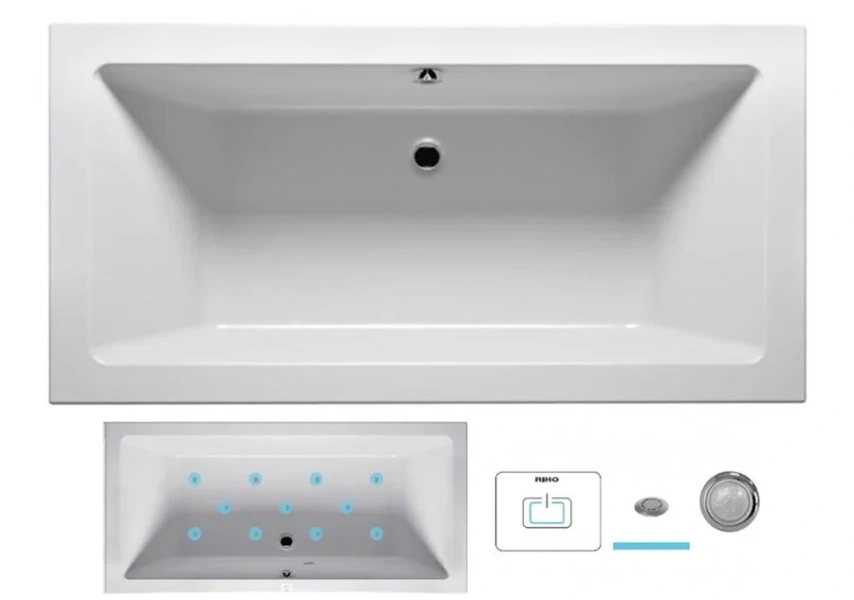 Ванна гидромассажная Riho Lusso 170 x 75 см, AIR - фото 1