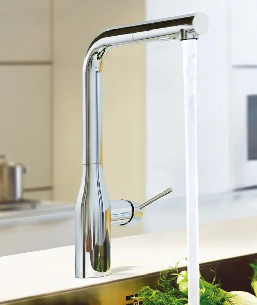 Смеситель для кухни Grohe Essence хром, высокие, из латуни, округлая форма - фото 5