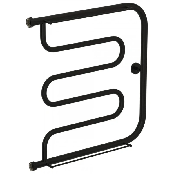 Полотенцесушитель водяной Сунержа Лира+ 60x60 см матовый чёрный - фото 1