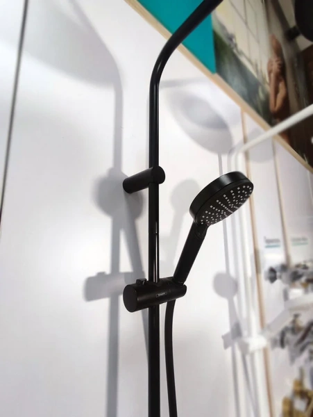 Душевая стойка Hansgrohe Vernis Blend с термостатом, с изливом - фото 5