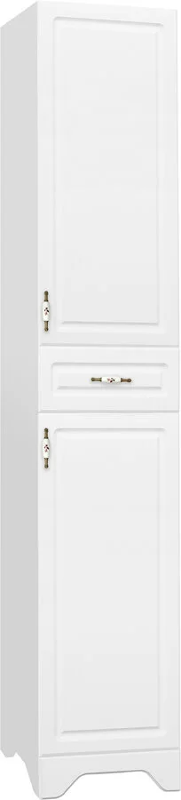 Шкаф-пенал напольный Style Line Олеандр-2 36 см белый - фото 1