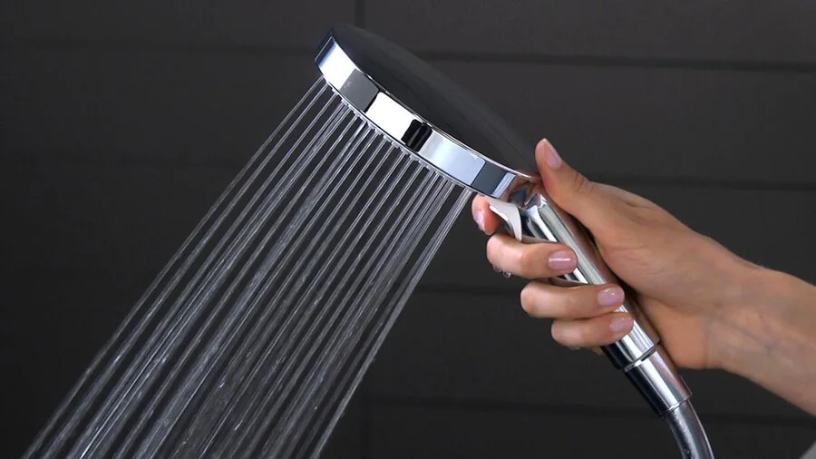 Душевая лейка хром-белый Hansgrohe Raindance Select, душевые лейки index_1 - фото 6