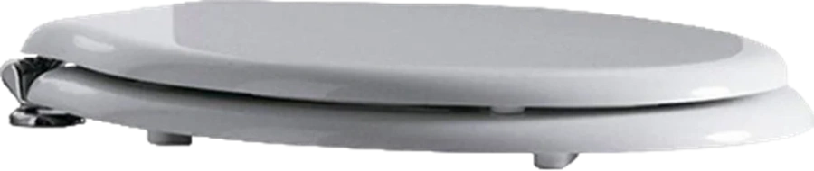 Сиденье для унитаза, полиэстер, цвет белый, Simas Londra, по запросу - фото 2