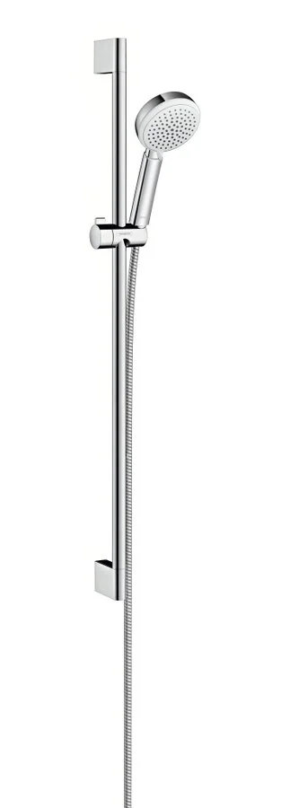 Душевой гарнитур Hansgrohe Crometta 100 с регулируемым держателем ручного душа - фото 1