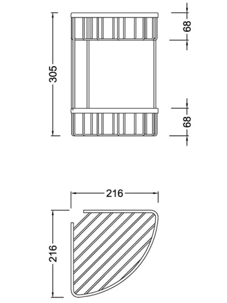 Решетка для ванной Timo Saona черная, современные, hi-tech - фото 2
