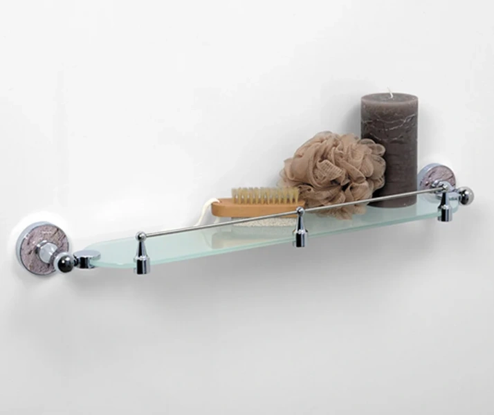 Полочка для ванной WasserKRAFT Nau с бортиком - фото 3