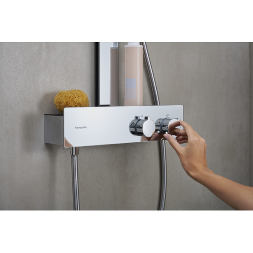 Душевая стойка Hansgrohe Rainfinity хром - фото 4