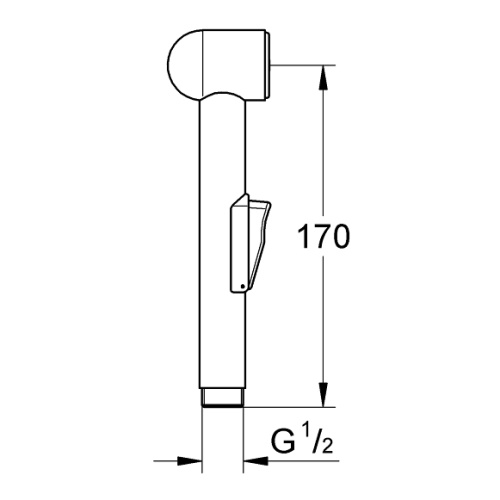 Гигиенический душ Grohe Trigger Spray 28343000 - фото 2