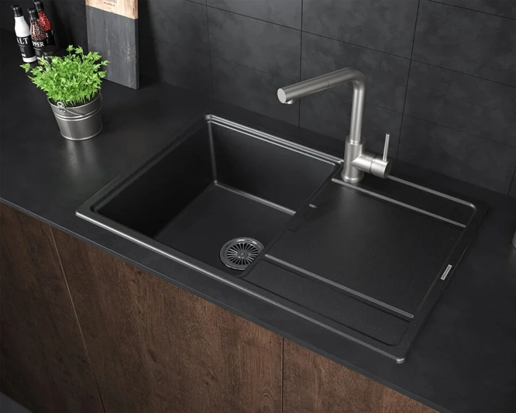 Смеситель для кухни Paulmark Kassel никель, матовый хром - фото 4