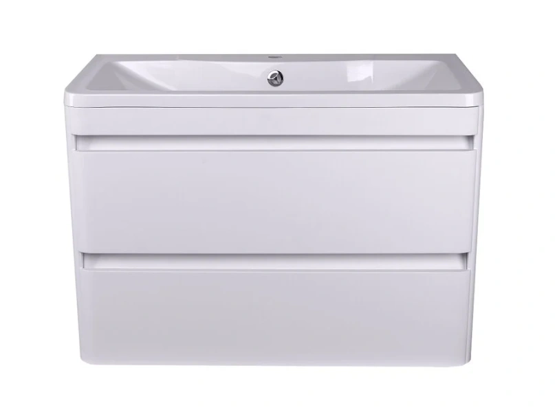 Тумба под раковину подвесная Style Line Атлантика СС-000022 90 см с ящиками