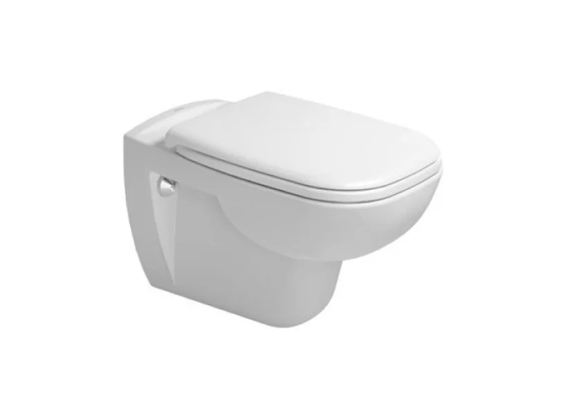 Унитаз подвесной Duravit D-code 45700900A1 безободковый с сиденьем Микролифт - фото 1