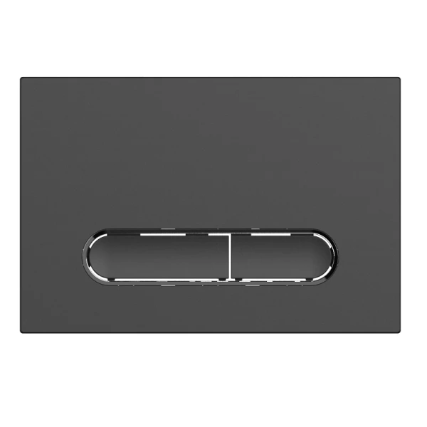 Клавиша смыва Boheme черная - фото 1