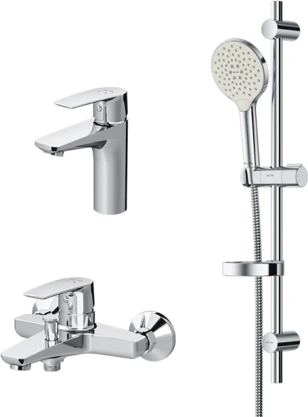Душевой комплект Am.Pm Gem хром глянцевый - фото 1