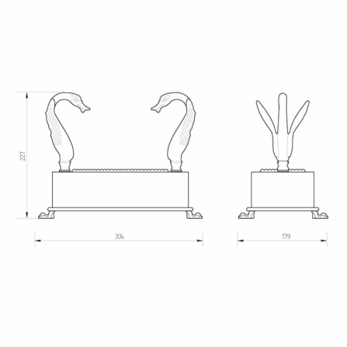 Контейнер для салфеток Migliore Luxor декорированный - фото 3