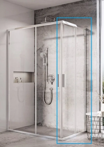 Душевой уголок Ravak Blix Slim X1XM70 90x90 см квадратный - фото 1