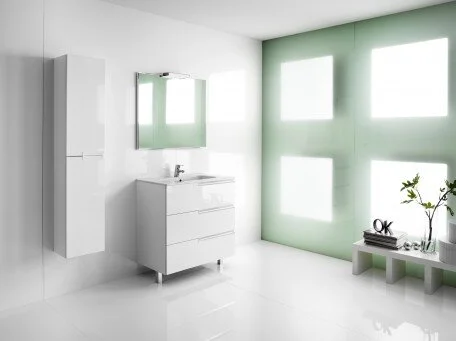 Тумба под раковину напольная Roca Victoria Nord Ice Edition 60 см белая, в наличии - фото 2