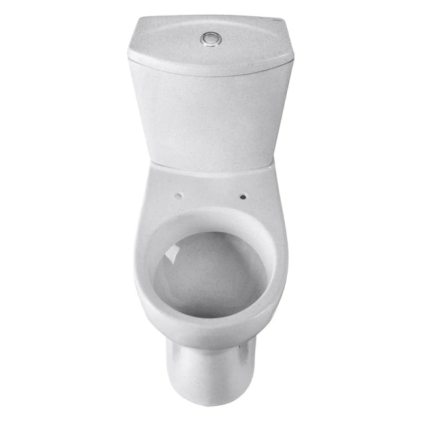 Унитаз компакт Santeri Ультра крап на белом, недорогие, с полочкой в чаше, с антивсплеском, компакт, низкие - фото 5