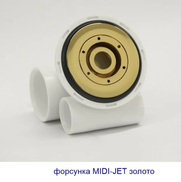 Ванна гидромассажная Whitecross Layla 170 x 75 см, SMART NANO, золото, белый, 0102.170075.100.SMARTNANO.GL, прямоугольные - фото 5