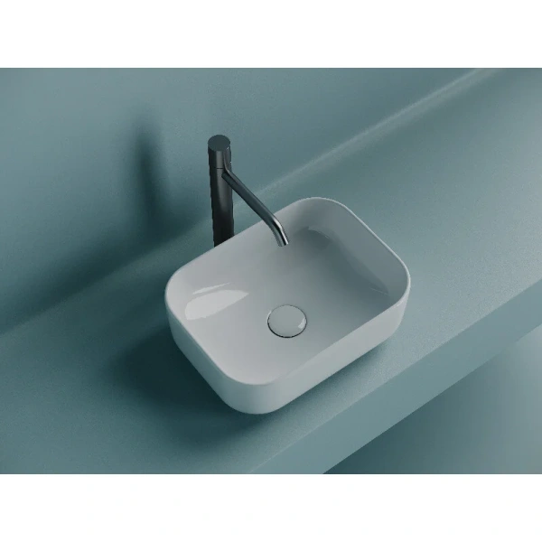 Раковина Ceramica Nova Element 40 см прямоугольная, белые - фото 4