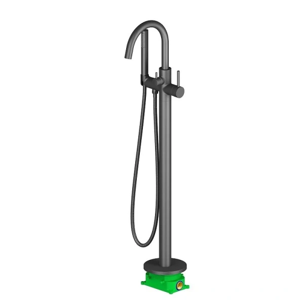 Смеситель для ванны черный Timo Saona 2310/03Y-CR - фото 1