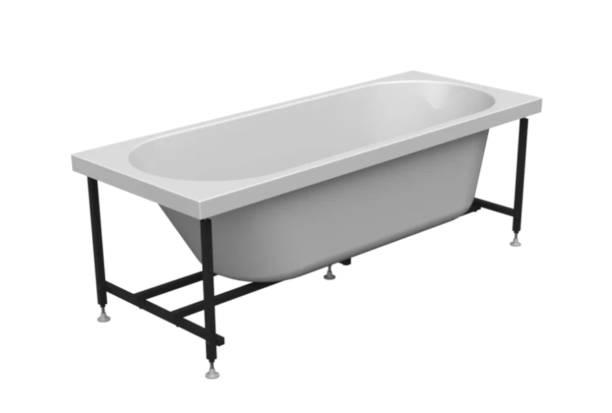 Акриловая ванна Радомир Виктория лайт 2-01-0-0-1-271Р, 155 х 70 см, каркас разборный в комплекте, белая, прямоугольные - фото 5