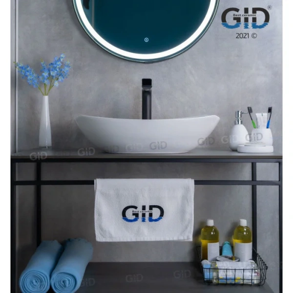 Раковина GID Creativo N9137 56 см белая - фото 3