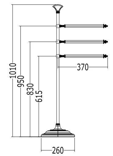 Стойка напольная для ванной Devon&Devon Single SL13 - фото 2