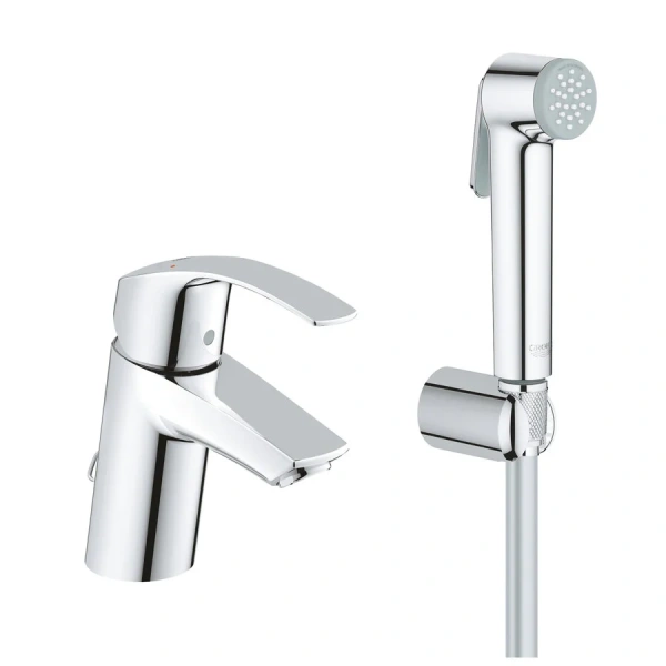 Смеситель с гигиеническим душем Grohe Eurosmart - фото 1