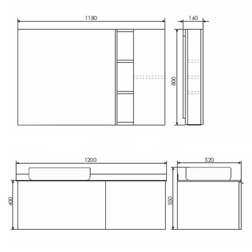 Схема, под накладную раковину - фото 5