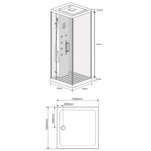 Душевая кабина Wasserfalle W-9903 - фото 3