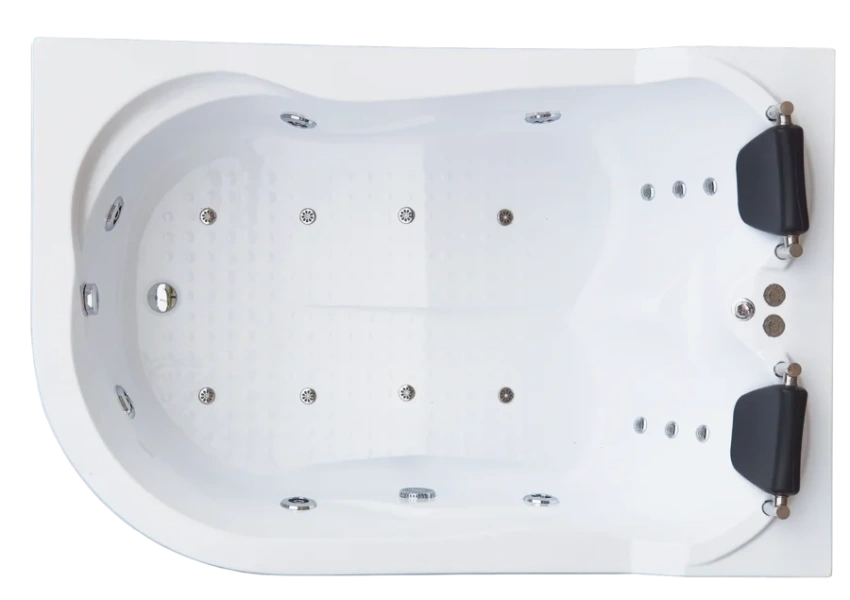 Ванна гидромассажная Royal Bath Norway De Luxe RB331100DL-L/R, 180 x 120 см, белая - фото 3