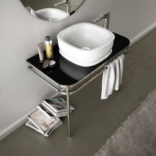 Раковина консоль ArtCeram Azuley AZL001, в форме чаши - фото 5