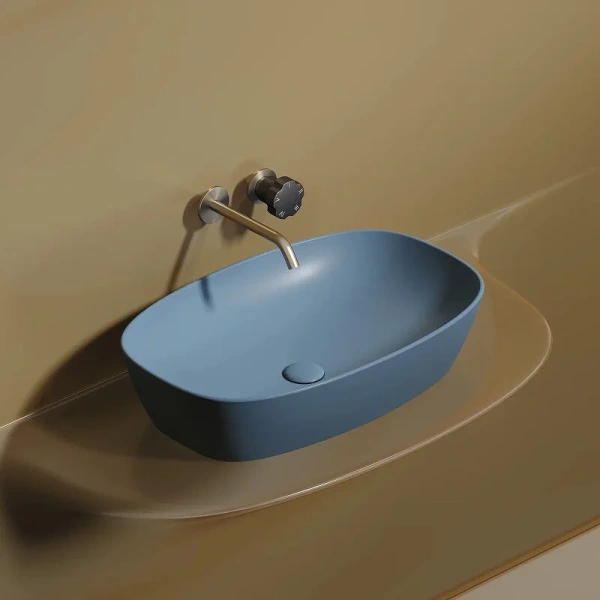 Раковина Ceramica Nova Element 60 см голубая - фото 4