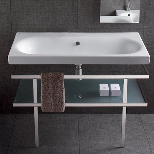 Раковина консоль Hatria Daytime Y0Y 110х50 см, современные, hi-tech - фото 2