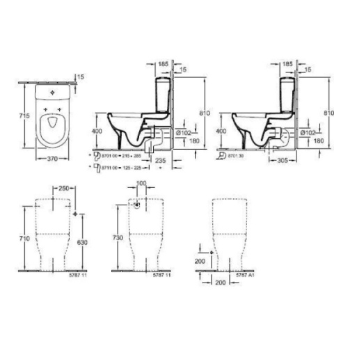 Унитаз напольный Villeroy&Boch Architectura 568610 - фото 4