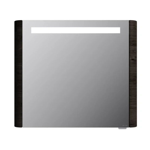 Зеркальный шкаф с подсветкой Am.Pm Sensation 80 см левый табачный дуб - фото 1