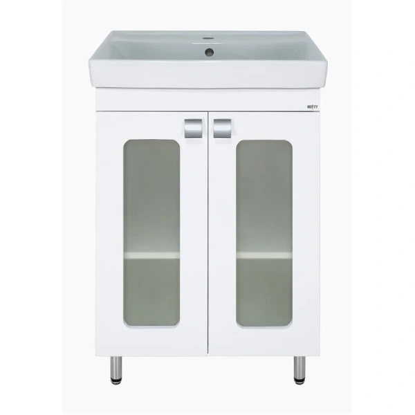 Тумба с раковиной напольная Misty Урал 60 см прямая