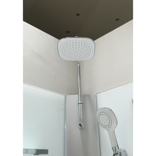 Душевая кабина Black&White Galaxy G5701 90x90 см гидромассажная, с раздвижными дверьми - фото 6