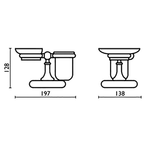 Мыльница для ванной Bagno & Associati Folie FS 773 - фото 3